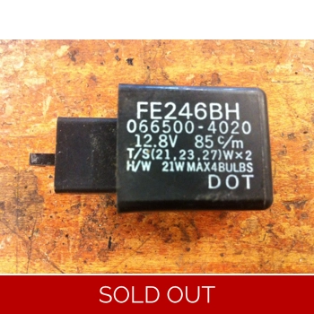 1990-19 Kawasaki EX KL VN ZR ZX Signal Flasher Relay FE246BH 066500-4020 27002-1101